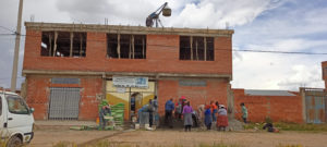 travaux de la casa de la solidaridad - Bolivie 2022